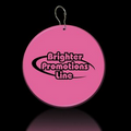 2 1/2" Pink Plastic Circle Medallion